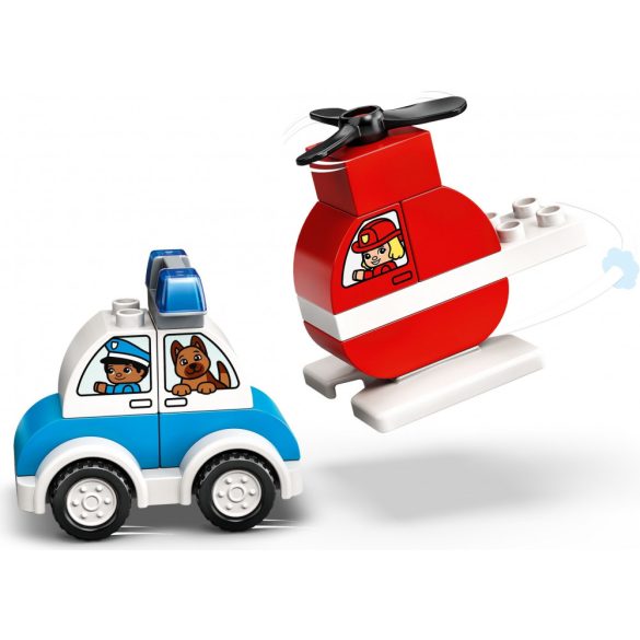 LEGO 10957 DUPLO Tűzoltó helikopter és rendőrautó