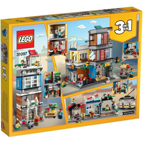 LEGO 31097 Creator Városi kisállat kereskedés és kávézó