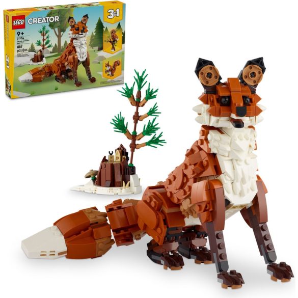 LEGO 31154 Creator Erdei állatok: Vörös róka