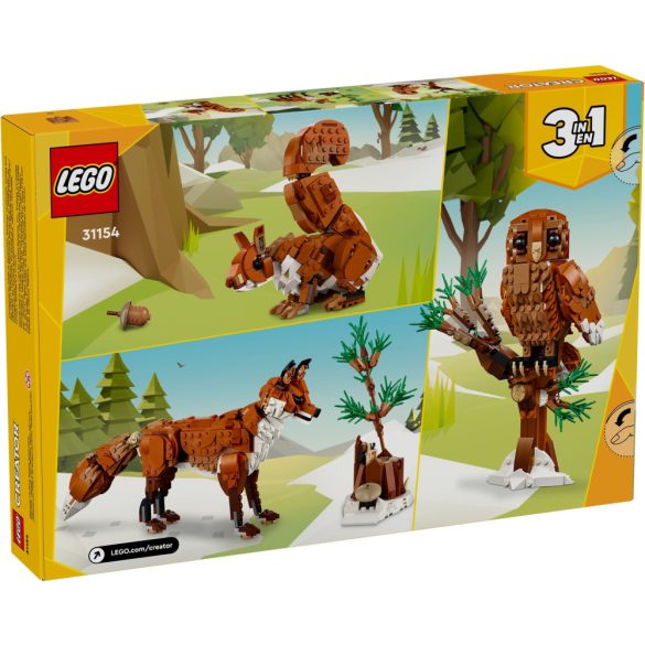 LEGO 31154 Creator Erdei állatok: Vörös róka