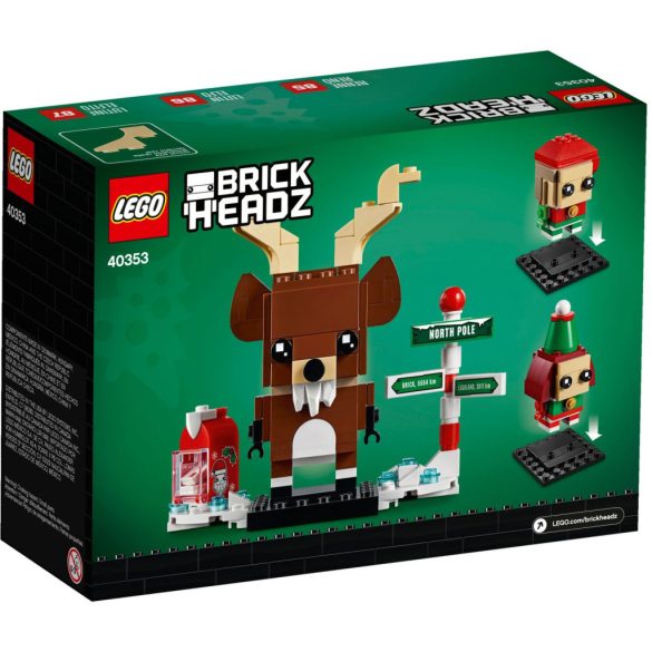 LEGO 40353 BrickHeadz Rénszarvas Manó és Manólány