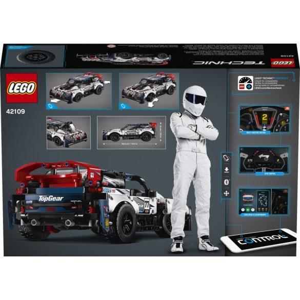 LEGO 42109 Technic Applikációval irányítható Top Gear raliautó