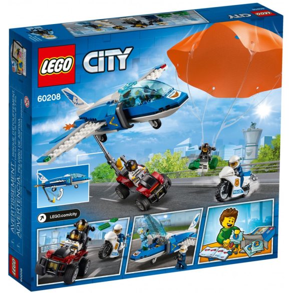 LEGO 60208 City Légi rendőrségi ejtőernyős letartóztatás