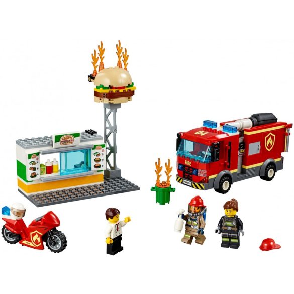LEGO 60214 City Tűzoltás a hamburgeresnél