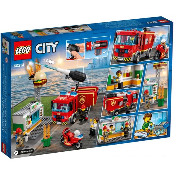 LEGO 60214 City Tűzoltás a hamburgeresnél