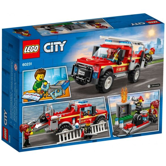 LEGO 60231 City Tűzoltó-parancsnoki rohamkocsi
