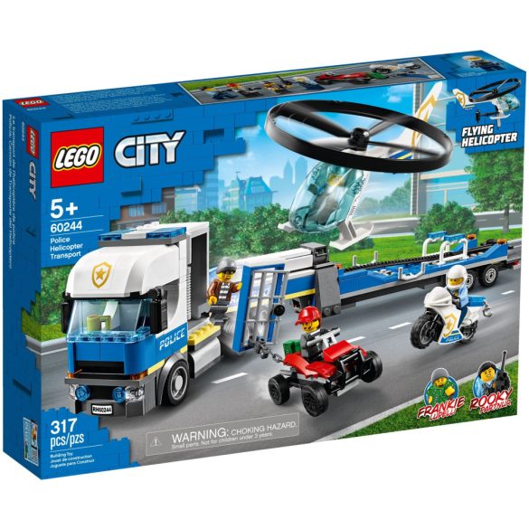 LEGO 60244 City Rendőrségi helikopteres szállítás