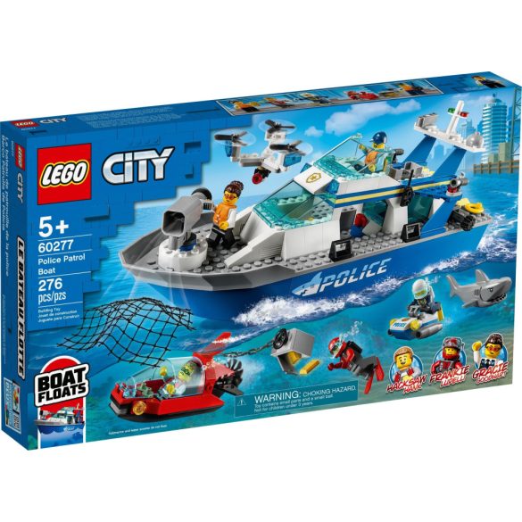 LEGO 60277 City Rendőrségi járőrcsónak
