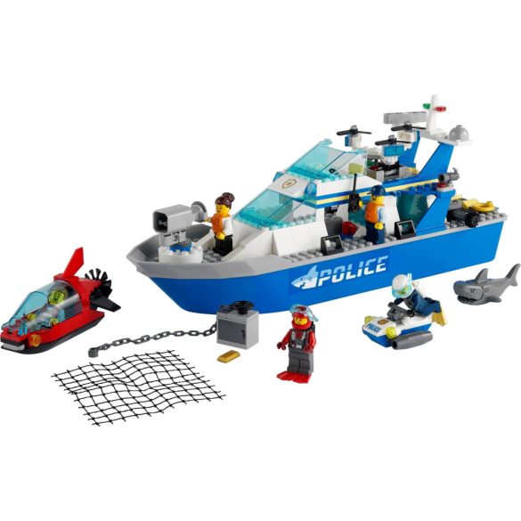 LEGO 60277 City Rendőrségi járőrcsónak