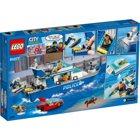 LEGO 60277 City Rendőrségi járőrcsónak