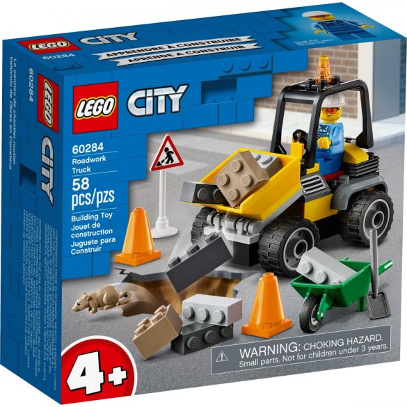 LEGO 60284 City Útépítő autó