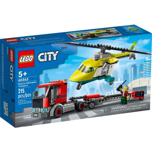 LEGO 60343 City Mentőhelikopteres szállítás