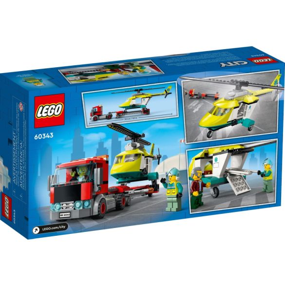 LEGO 60343 City Mentőhelikopteres szállítás