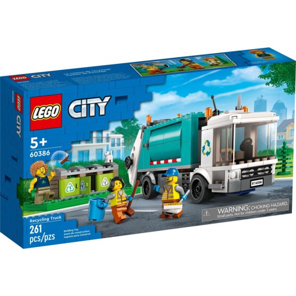 LEGO 60386 City Szelektív kukásautó