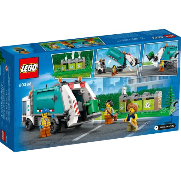 LEGO 60386 City Szelektív kukásautó