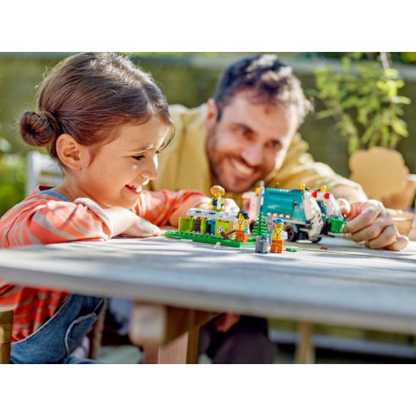 LEGO 60386 City Szelektív kukásautó