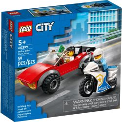 LEGO 60392 City Rendőrségi motoros autós üldözés