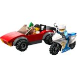 LEGO 60392 City Rendőrségi motoros autós üldözés