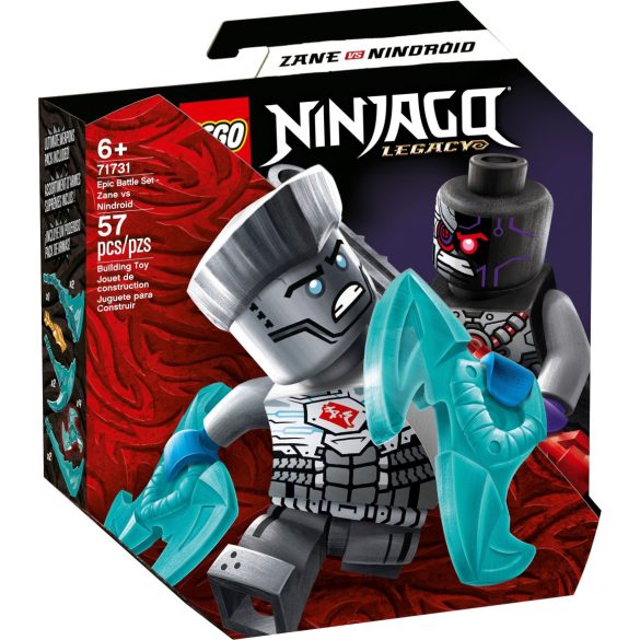 LEGO 71731 Ninjago Hősi harci készlet - Zane vs Nindroid