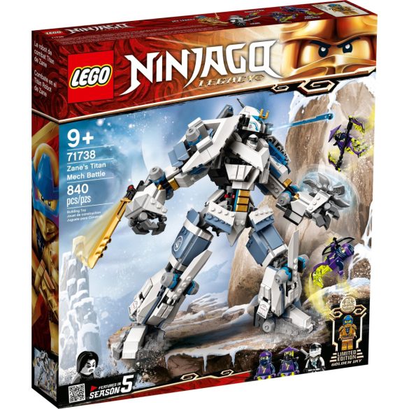 LEGO 71738 Ninjago Zane's Titan Mech Battle