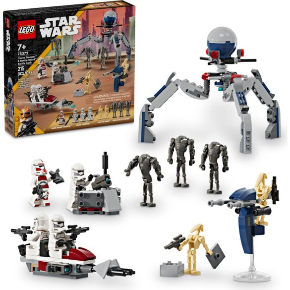 LEGO 75372 Star Wars Klónkatona és harci droid harci csomag 