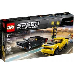   LEGO 75893 Speed Champions 2018 Dodge Challenger SRT Demon és 1970 Charger R/T