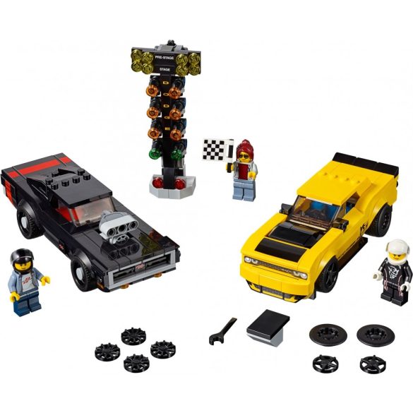 LEGO 75893 Speed Champions 2018 Dodge Challenger SRT Demon és 1970 Charger R/T