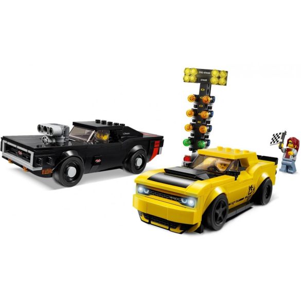 LEGO 75893 Speed Champions 2018 Dodge Challenger SRT Demon és 1970 Charger R/T 