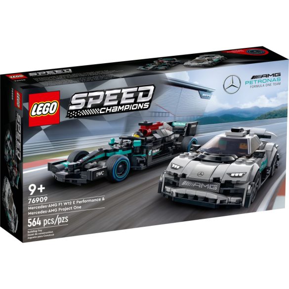 LEGO 76909 Speed Champions Mercedes-AMG F1 W12 E Performance & Mercedes-AMG Project One