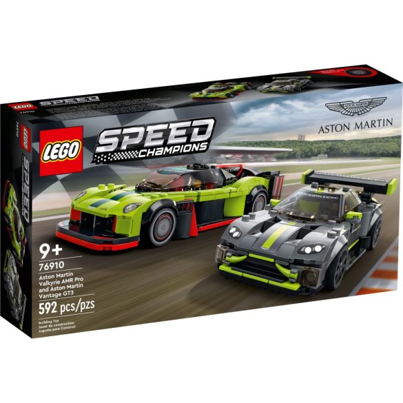 LEGO 76910 Speed Champions Aston Martin Valkyrie AMR Pro and Aston Martin Vantage GT3